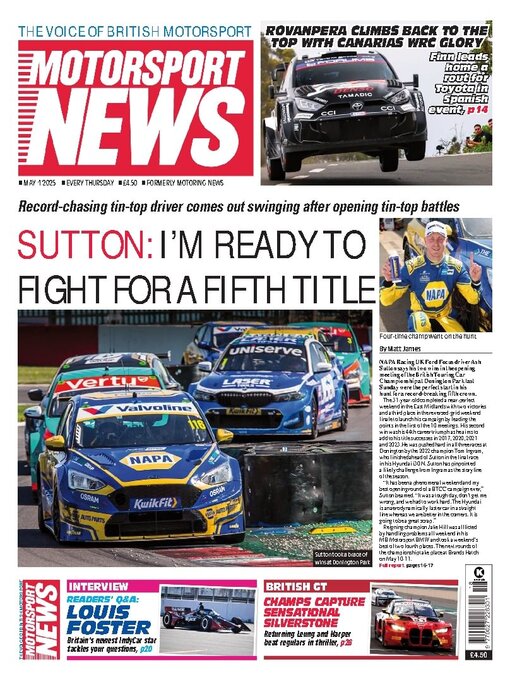 Title details for Motorsport News by Kelsey Publishing Ltd - Available